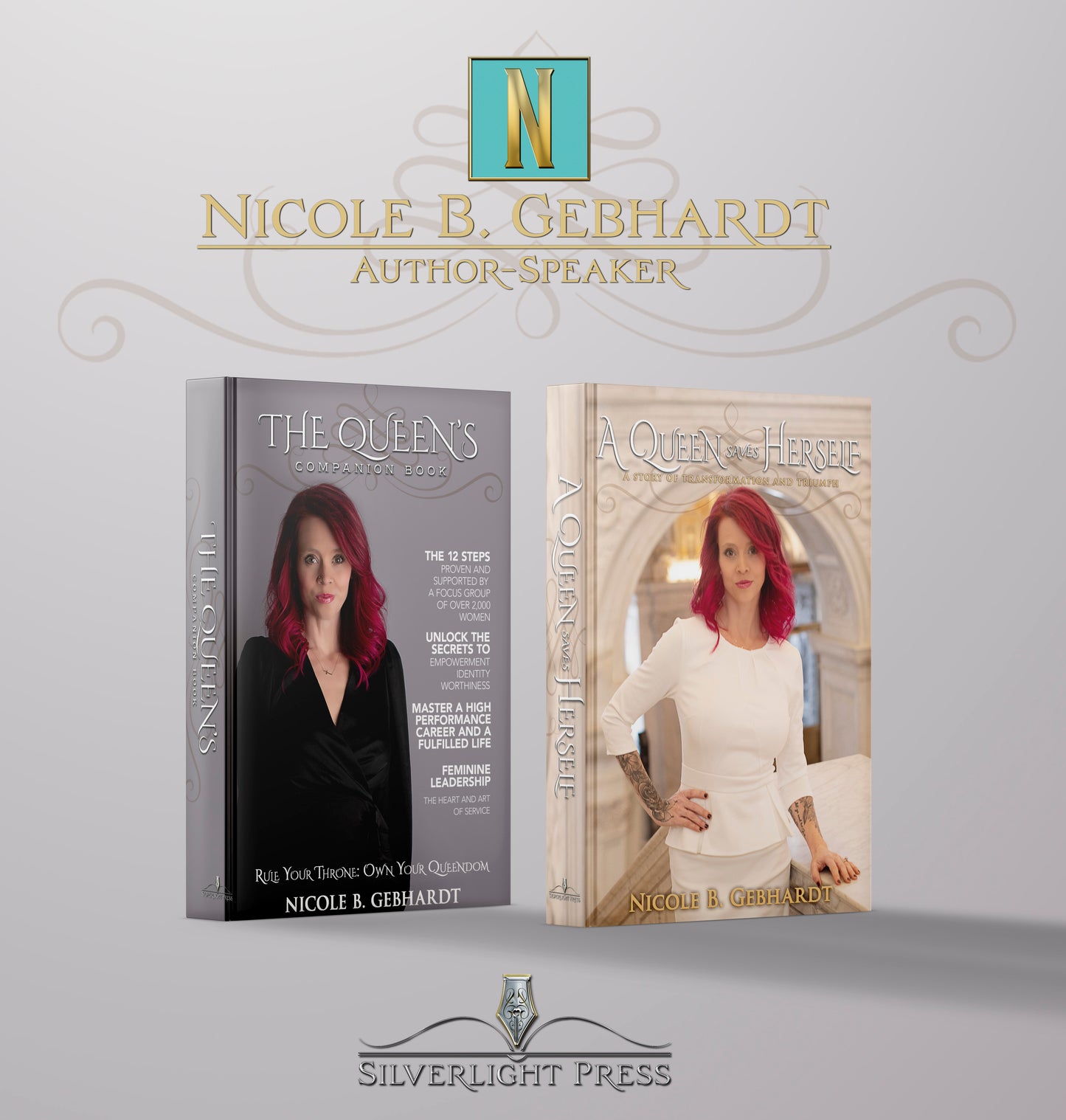 HARD COVER BOOK SET of A Queen Saves Herself and The Queen's Companion Book-Special Pre-Launch Price ONLY until May 22nd (2 Books and Gift Included)